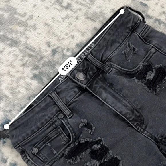 Black Jean Shorts - Picture 8 of 9